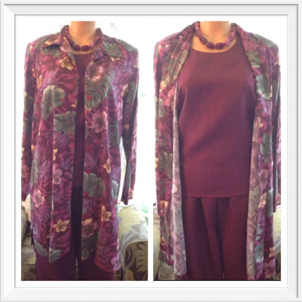 ❤️❤️❤️Blair 3 PC Jacket Pant Suit LN